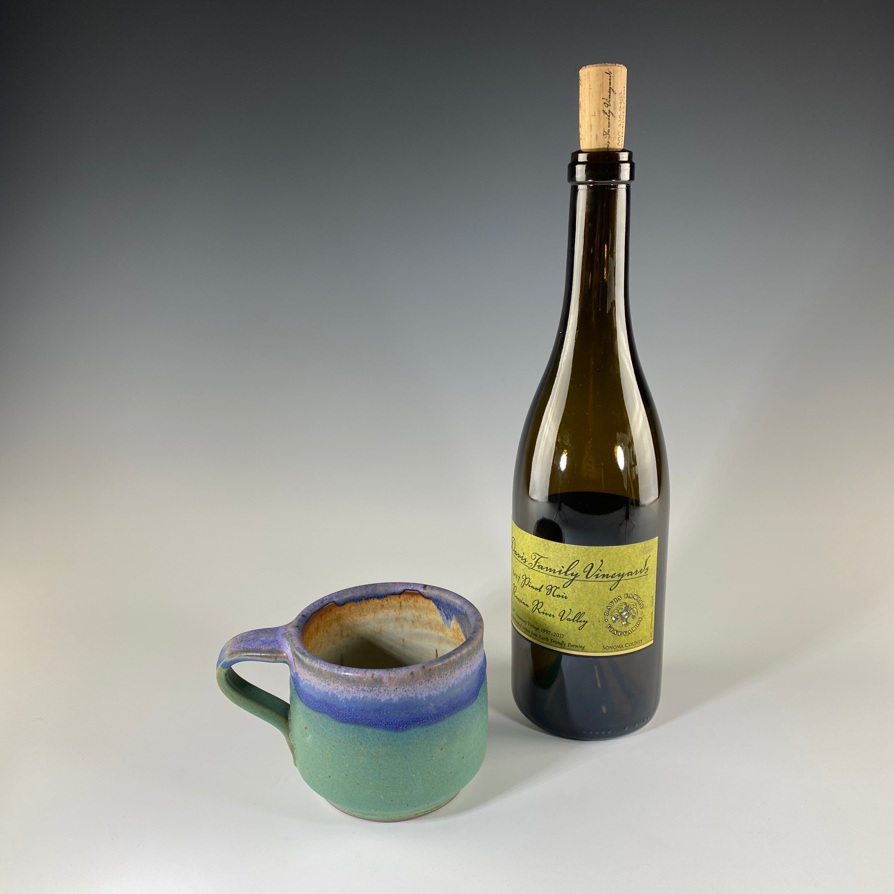 Mug in Turquoise & Lavender - Heart of the Home PA