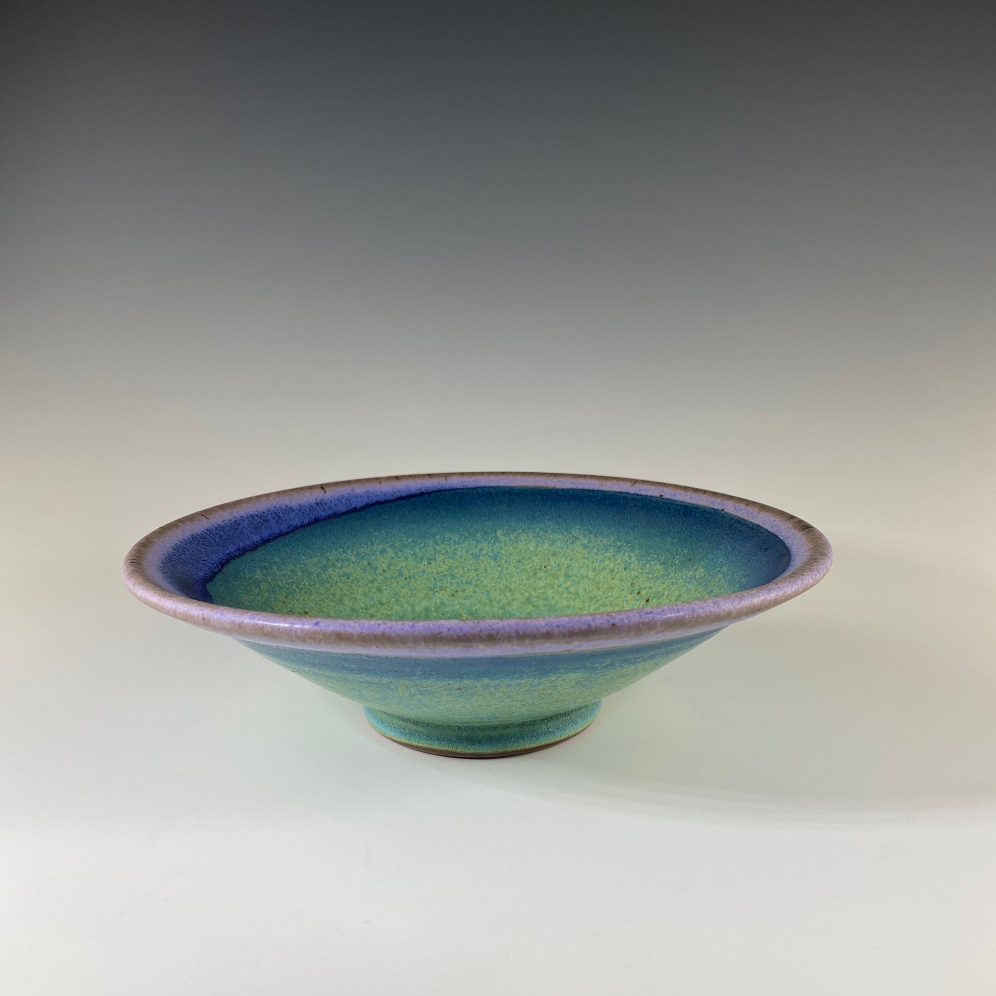 Soup Bowl in Turquoise & Lavender - Heart of the Home PA