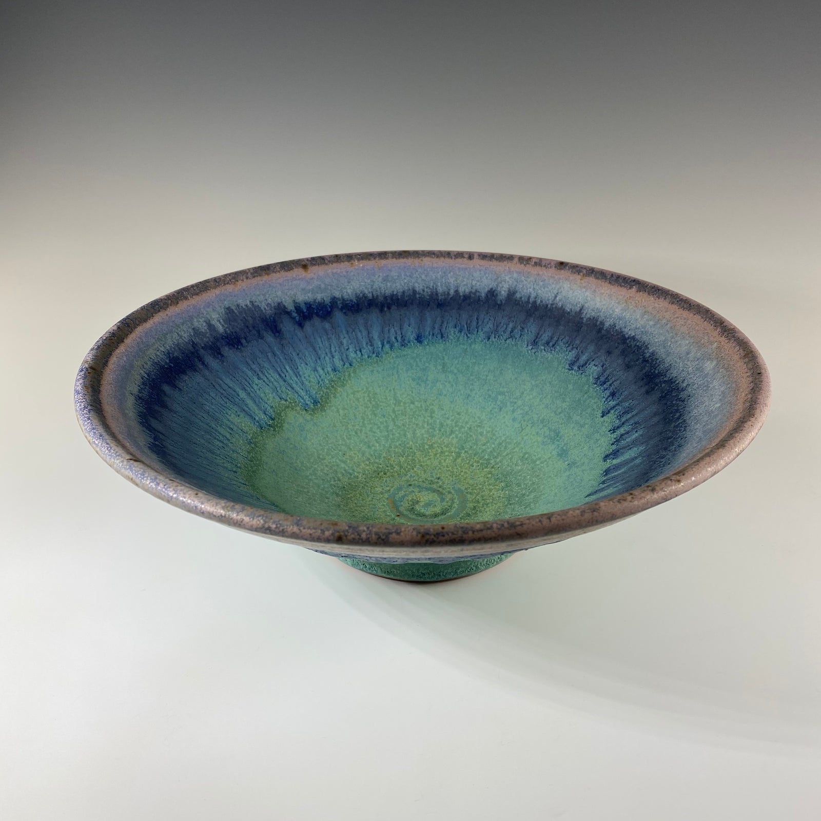 Yogurt Bowl in Turquoise & Lavender - Heart of the Home PA