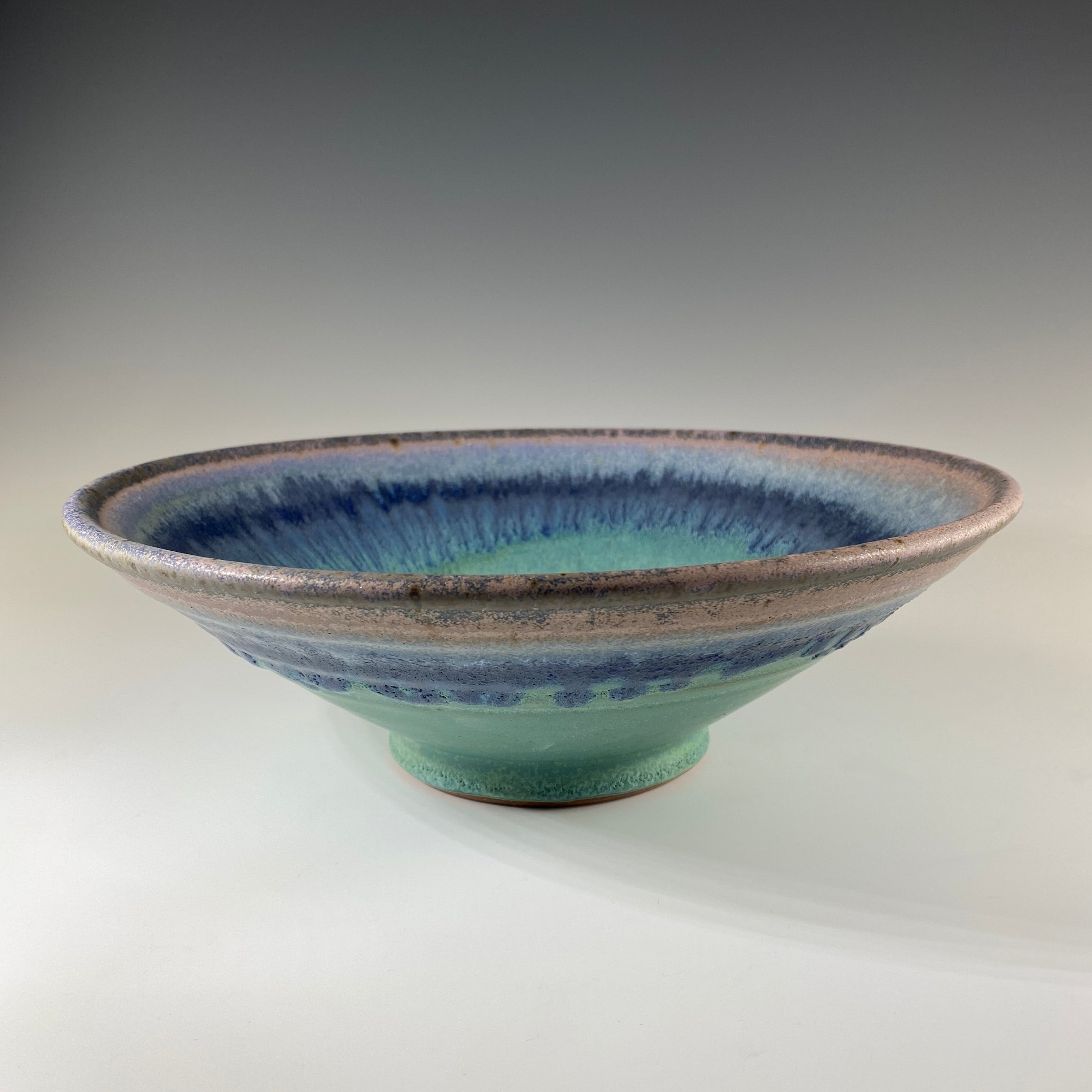 Yogurt Bowl in Turquoise & Lavender - Heart of the Home PA