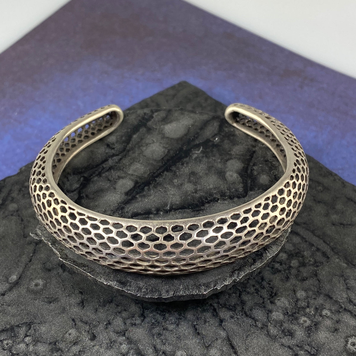 Snakeskin Texture Cuff Bracelet - Heart of the Home PA