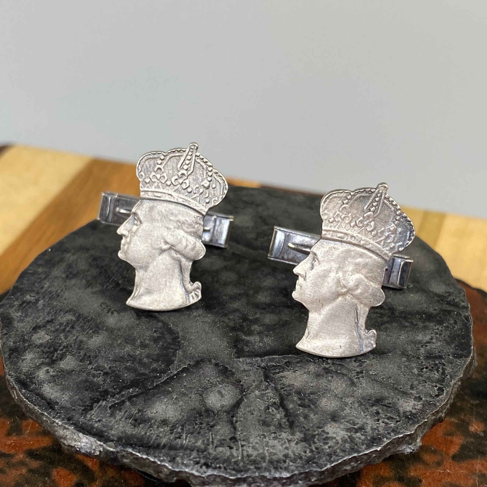 King George Coin Cufflinks - Heart of the Home PA