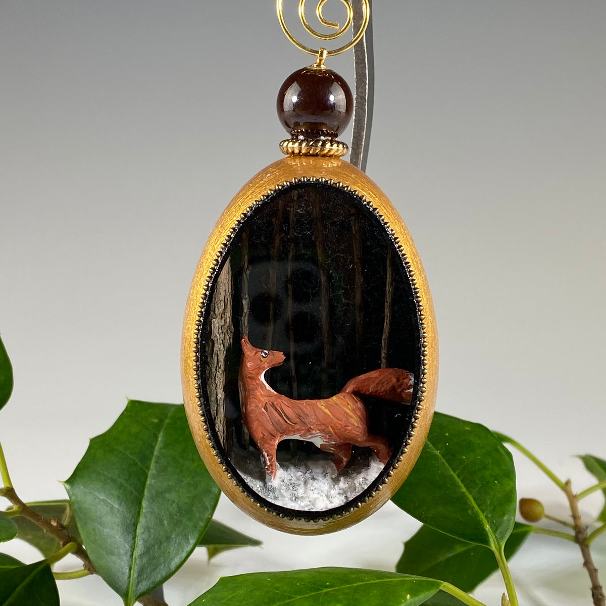 Winter Fox Ornament - Heart of the Home PA