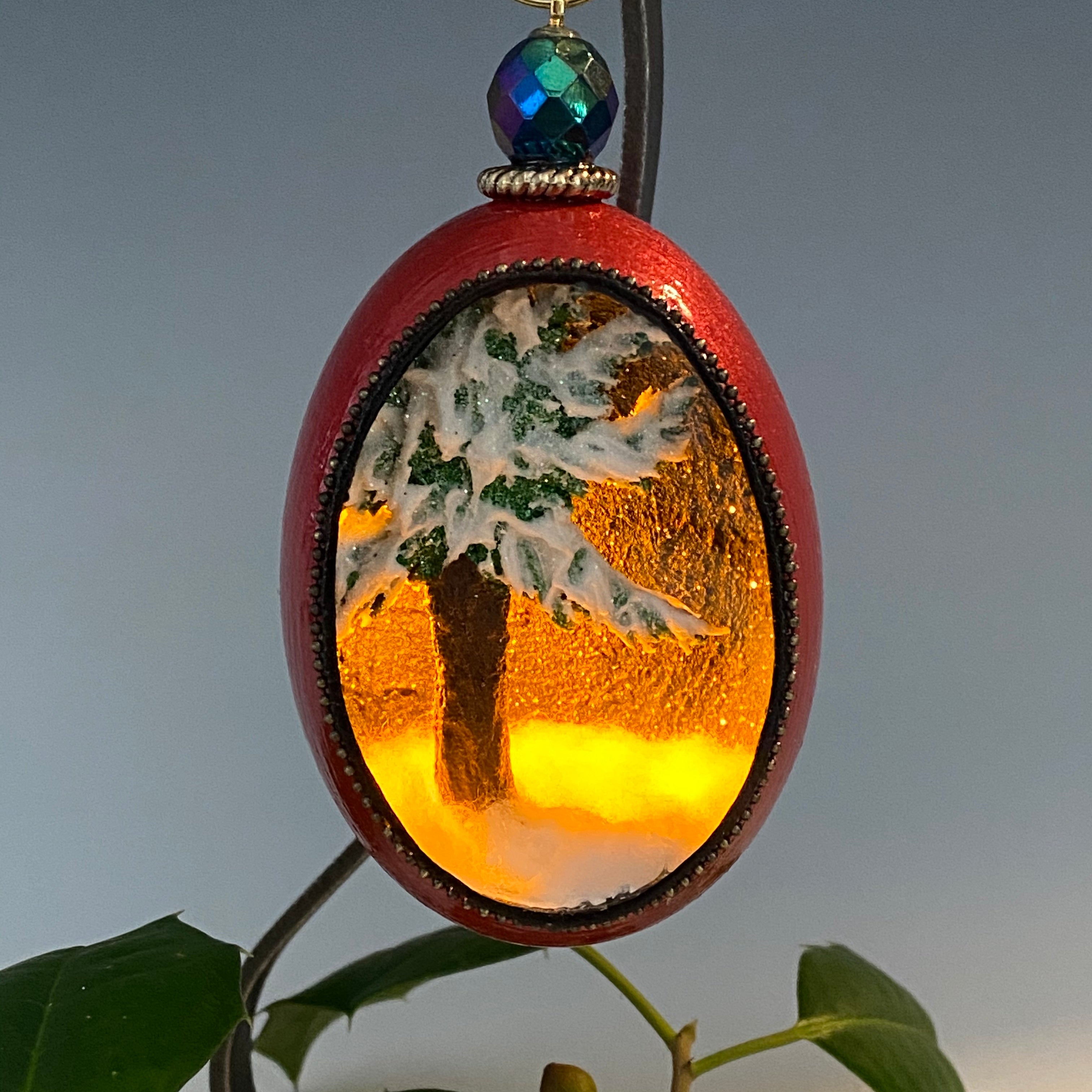 Winter Day, Winter Night Ornament - Heart of the Home PA