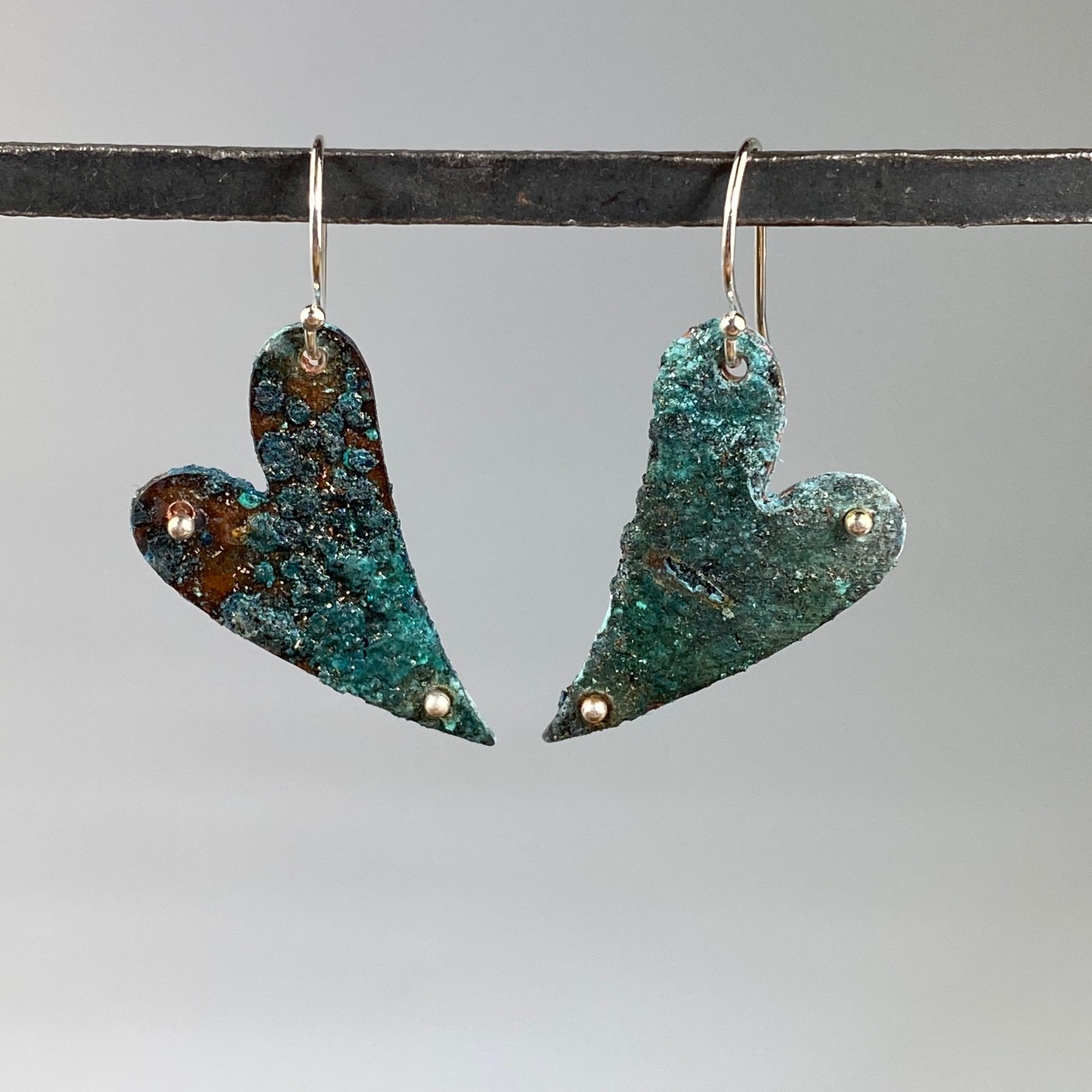 Hearts of Blue Earrings - Heart of the Home PA