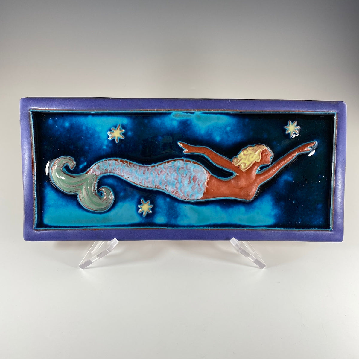 Large Mermaid Wall Tile - Heart of the Home PA