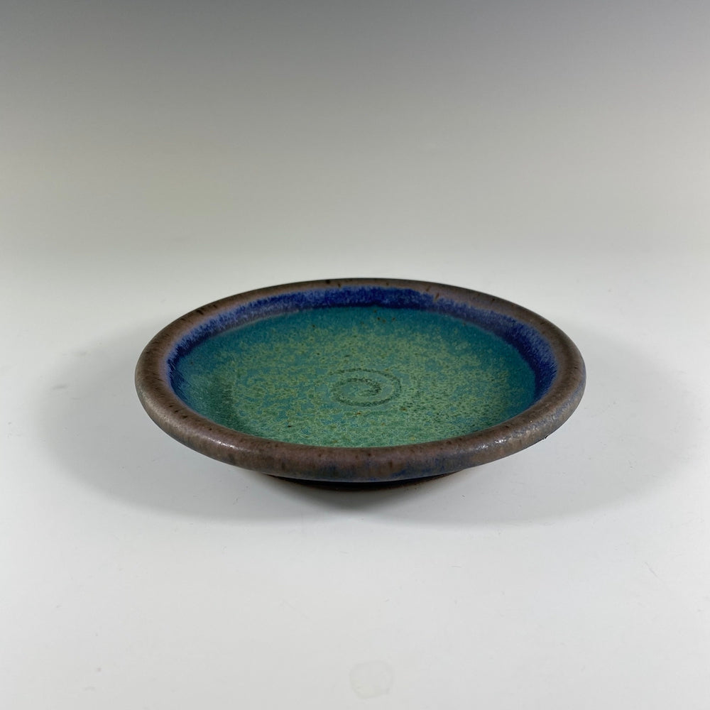 Bread & Butter Plate in Turquoise & Lavender - Heart of the Home PA