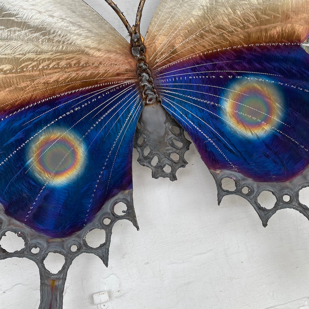 Tiger Butterfly with Spots Medium Wall Sculpture - Heart of the Home PA