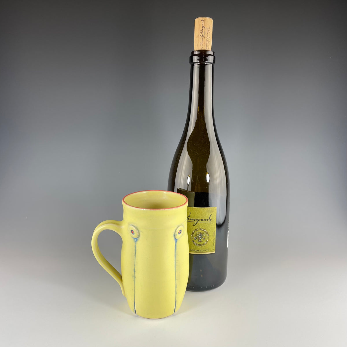 Button Mug in Yellow - Heart of the Home PA