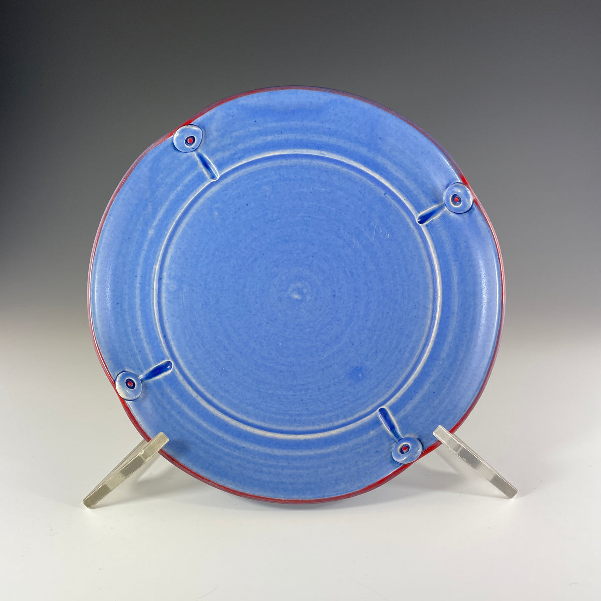Salad Plate in Blue - Heart of the Home PA