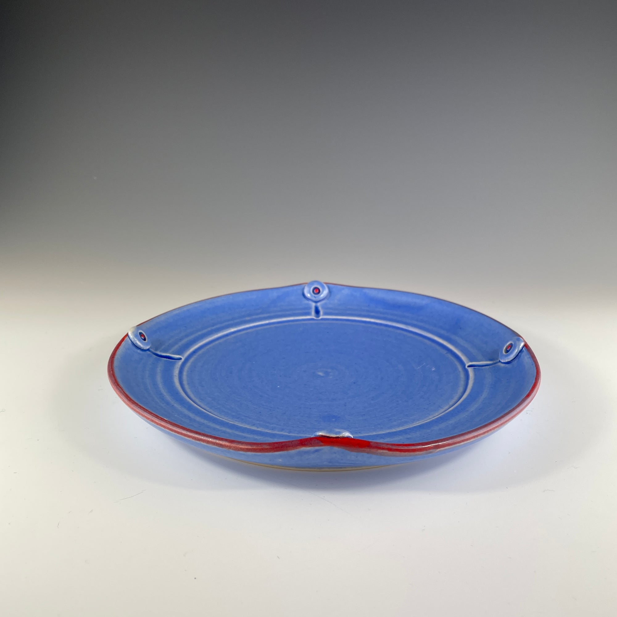 Salad Plate in Blue - Heart of the Home PA