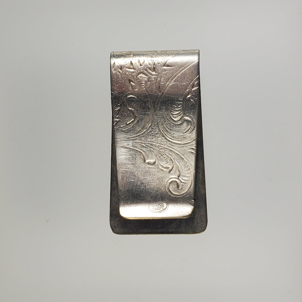 Buffalo Nickel Money Clip - Reclaimed Silver Plate - Heart of the Home PA