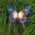 Tiger Butterfly Sculpture on Garden Stake - Heart of the Home PA