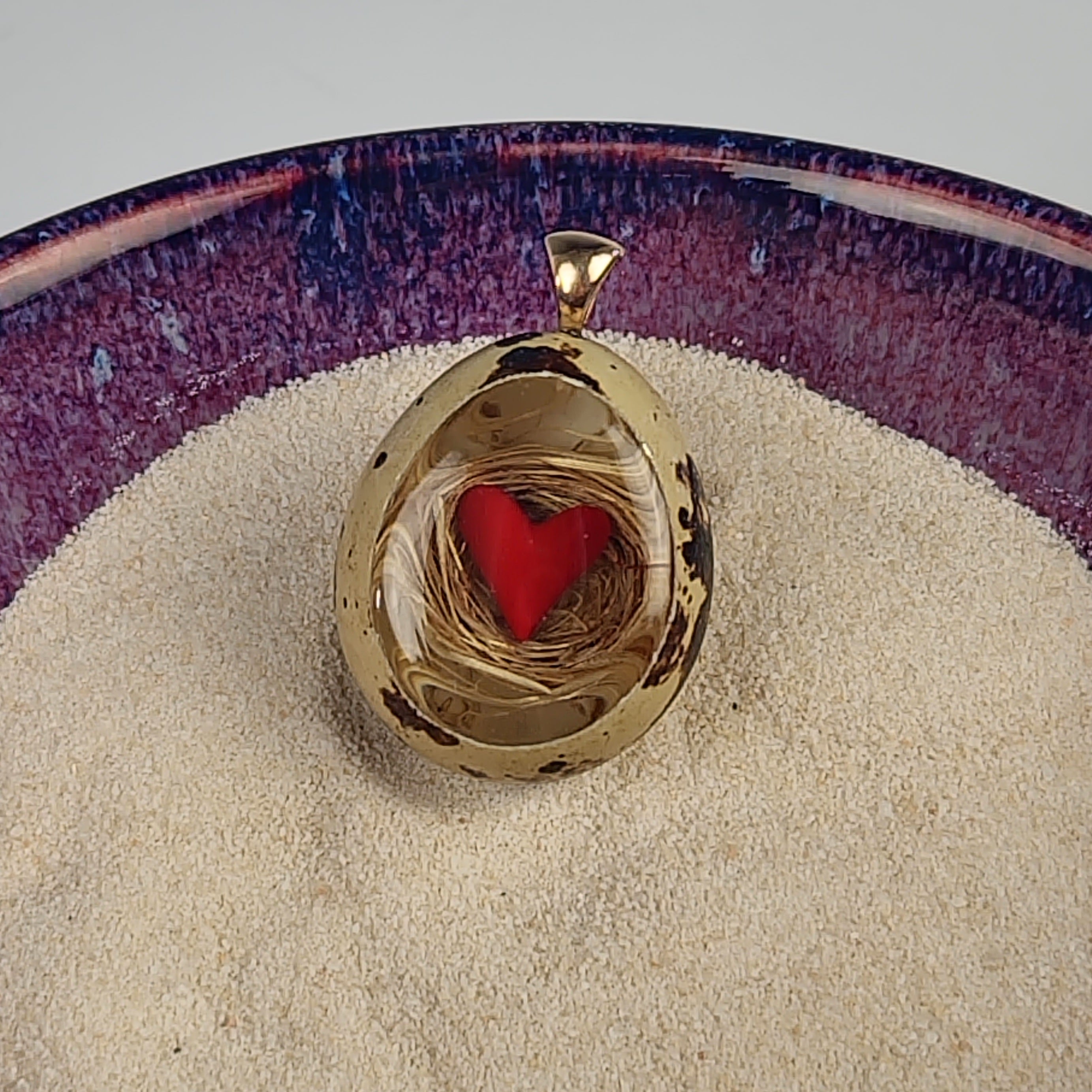 Cozy Nest Heart Quail Egg - Heart of the Home PA