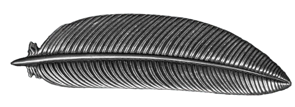 Oberon Feather Barrette - Heart of the Home PA