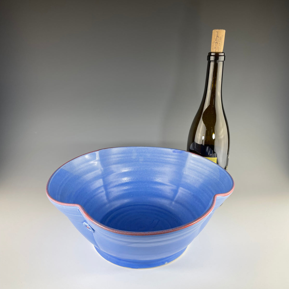 Button Serving Bowl in Blue - Heart of the Home PA
