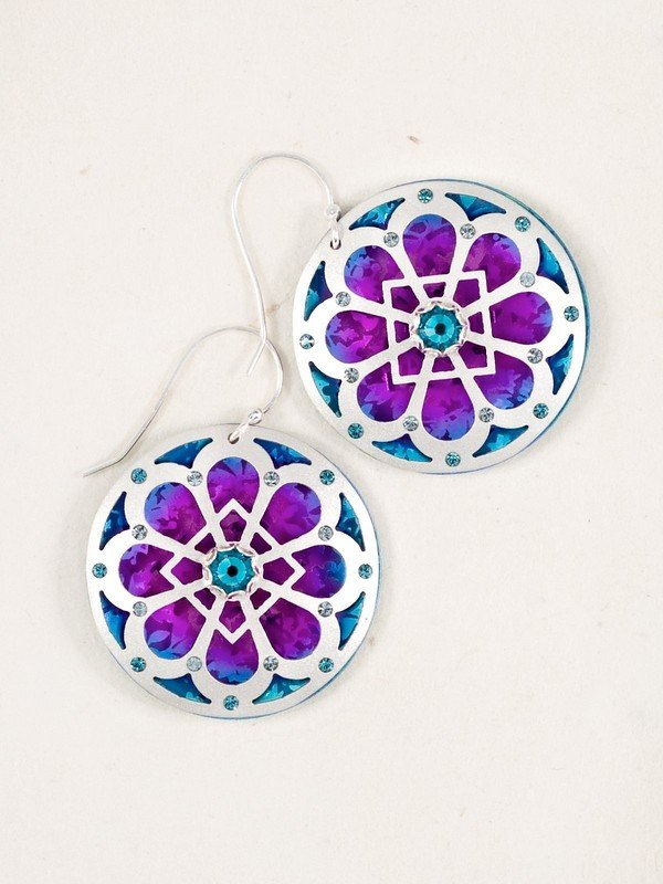 Morning Light Earrings in Turquoise - Heart of the Home PA