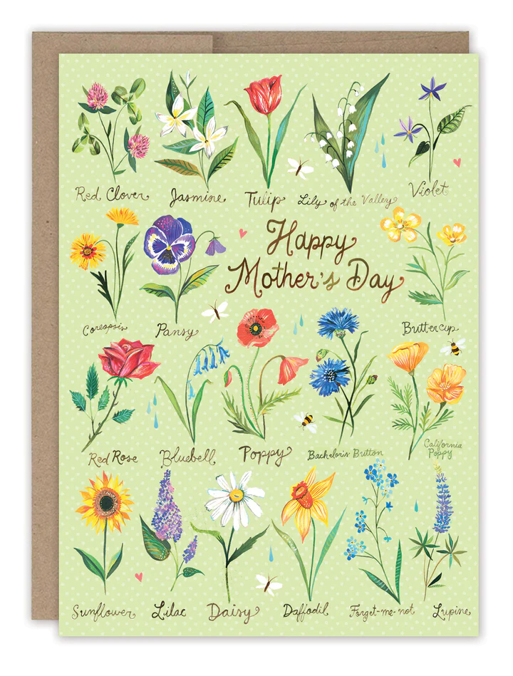 Wildflower Mother&#39;s Day Card - Heart of the Home PA