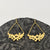 Champagne Crescent Earrings in Vermeil - Heart of the Home PA