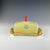 Button Covered Butter Dish in Yellow - Heart of the Home PA