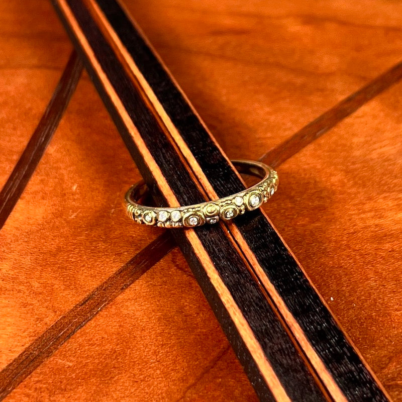 Circles Dome Ring in Yellow Gold - Heart of the Home PA