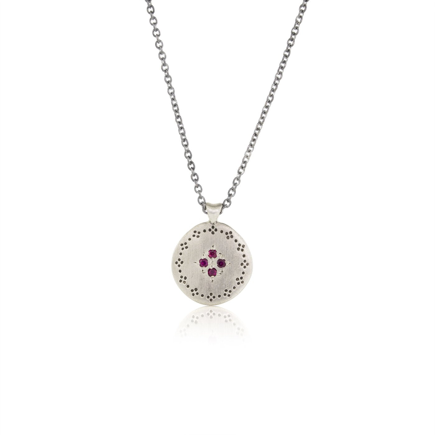 Four Star Nostalgia Pendant with Ruby - Heart of the Home PA