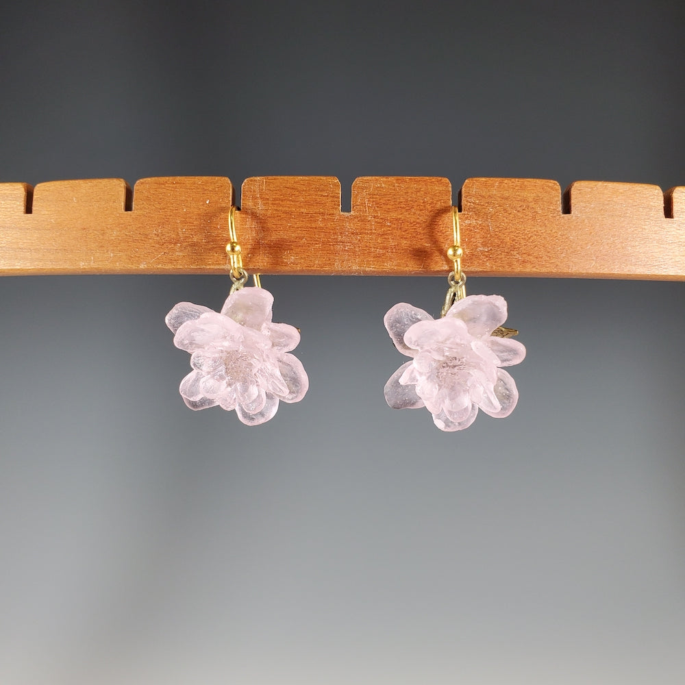 Blushing Rose Wired Earrings - Heart of the Home PA