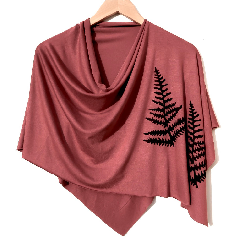 Fern Poncho in Cinnamon - Heart of the Home PA