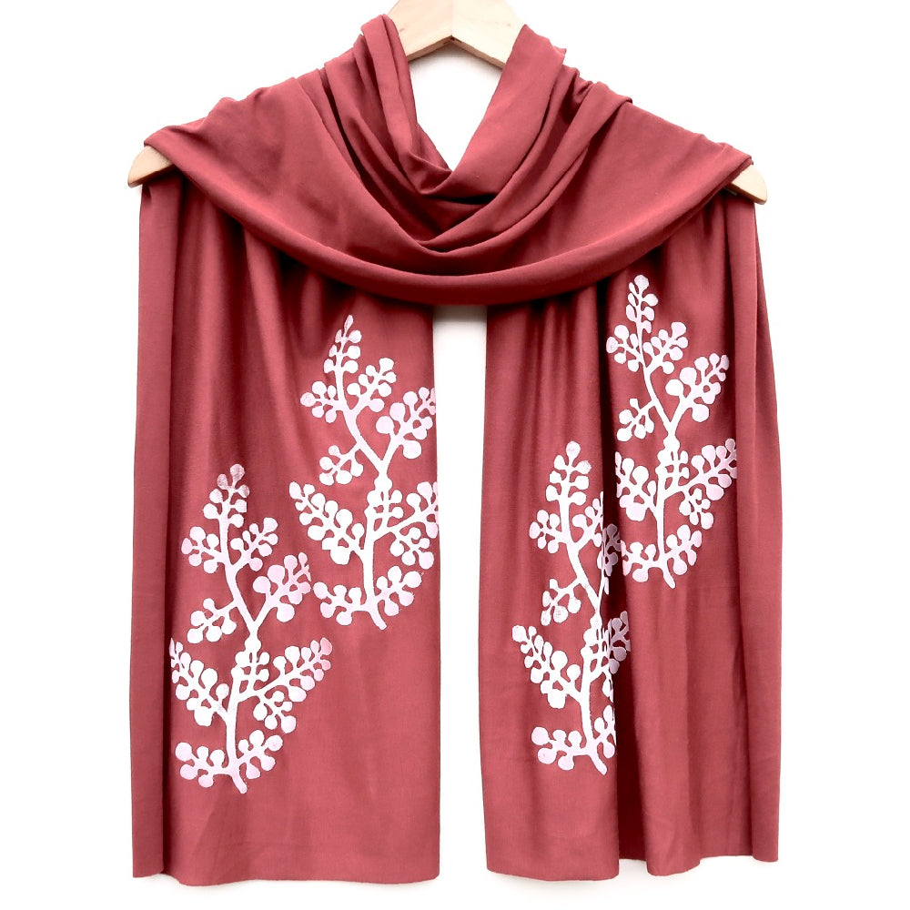 Berry Branch Scarf in Cinnamon - Heart of the Home PA