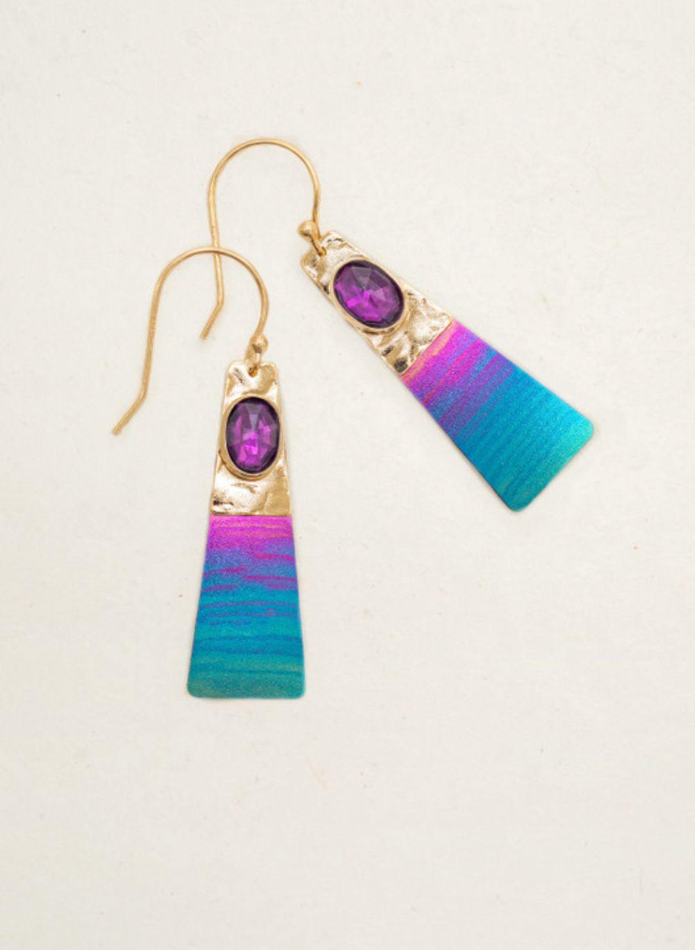 Regalia Earrings in Teal - Heart of the Home PA