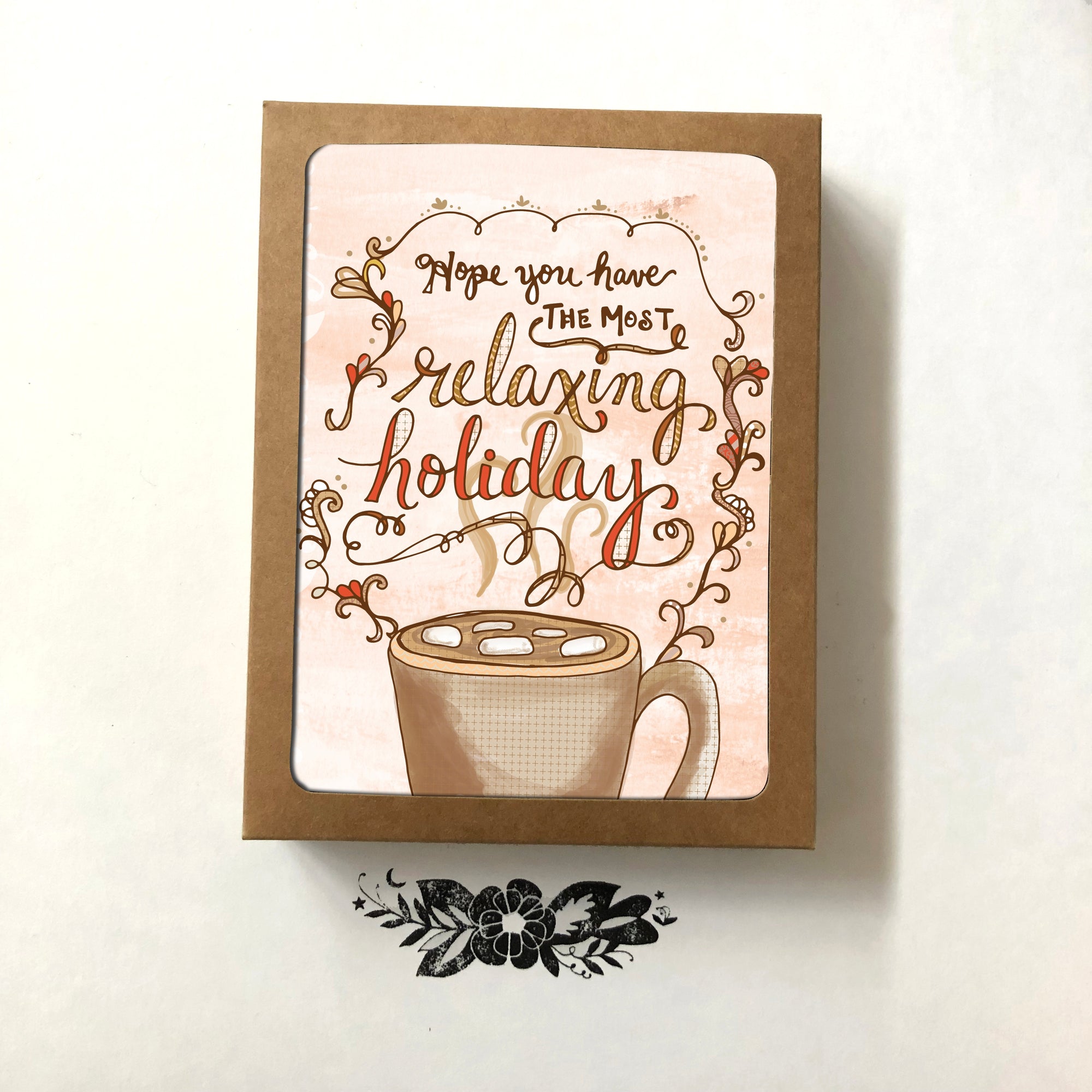 Holiday Cards Set of 8 - Hot Chocolate - Heart of the Home PA