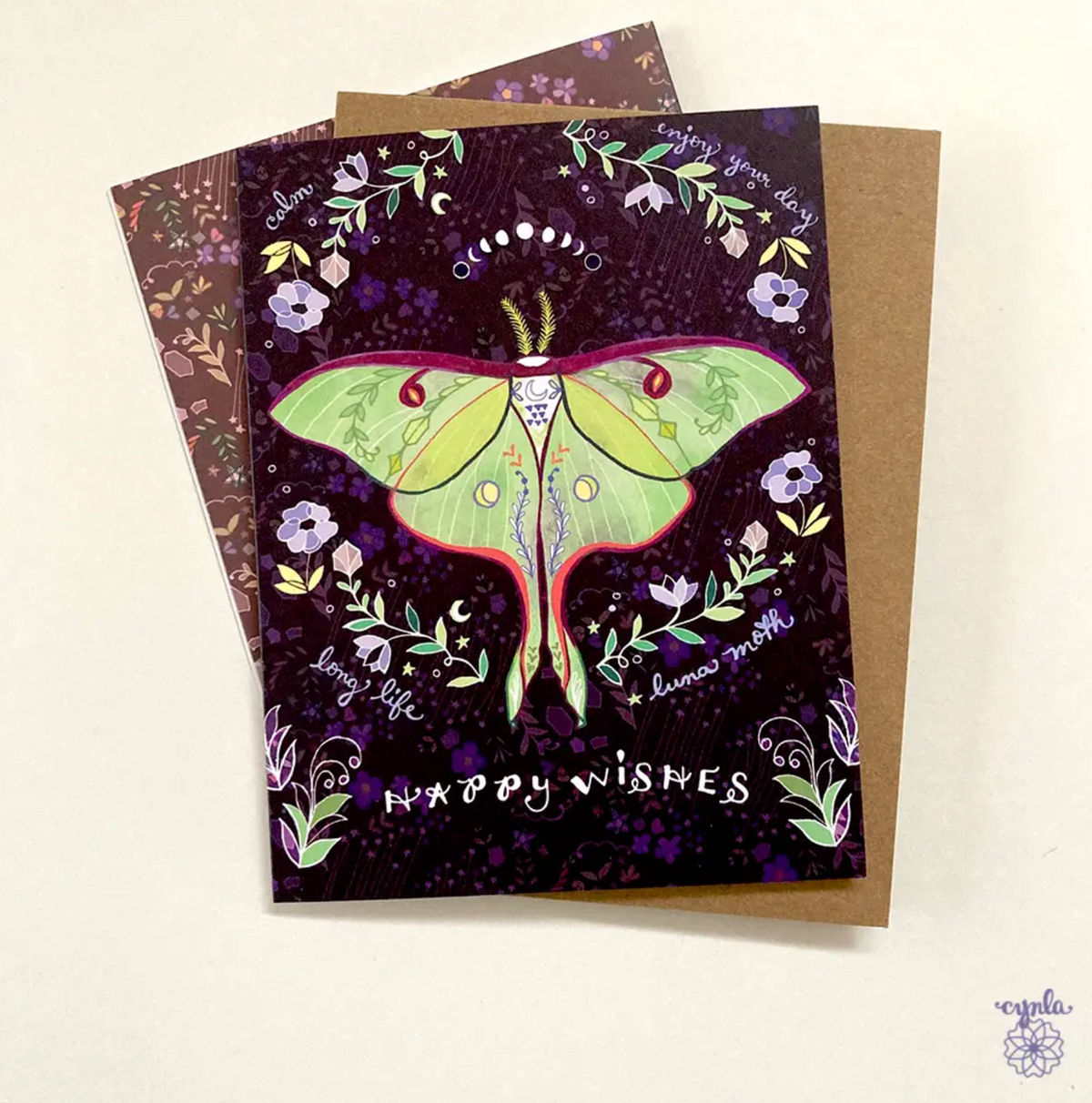 Luna Moth Birthday Card - Heart of the Home PA