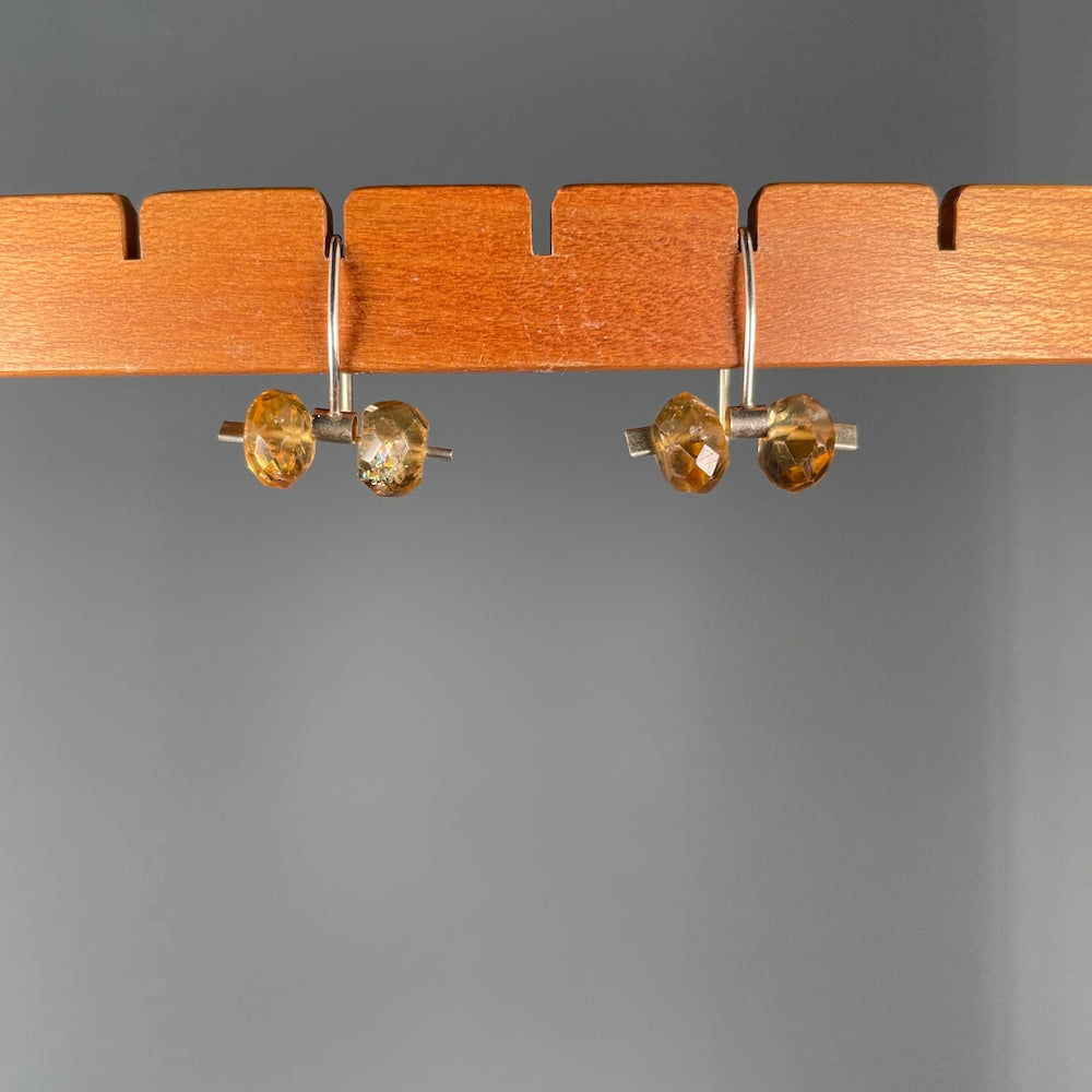 Citrine Bowtie Earrings - Heart of the Home PA