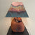 Mesquite & Turquoise Lamp with Scallop Shade (SL-3 GW) - Heart of the Home PA