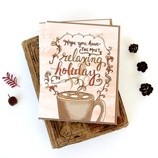 Holiday Cards Set of 8 - Hot Chocolate - Heart of the Home PA