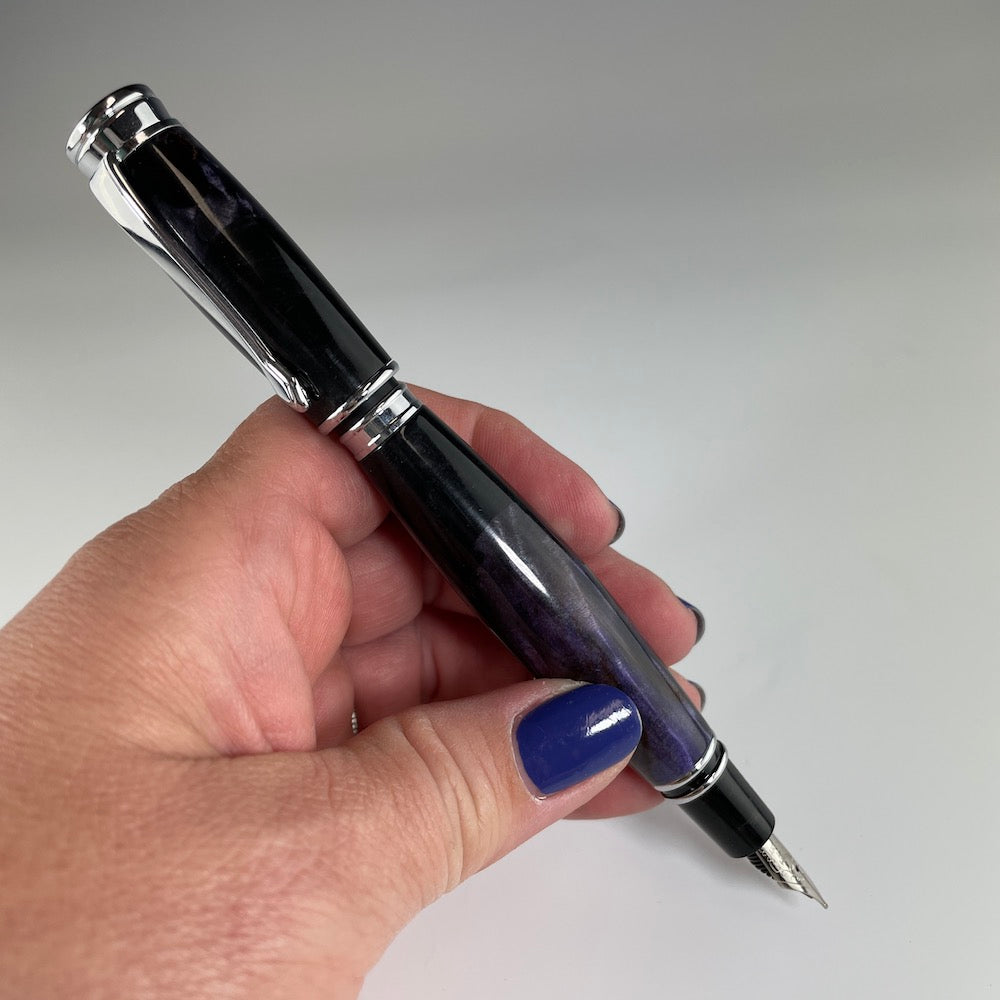 Executive Black Magic Fountain Pen - Heart of the Home PA