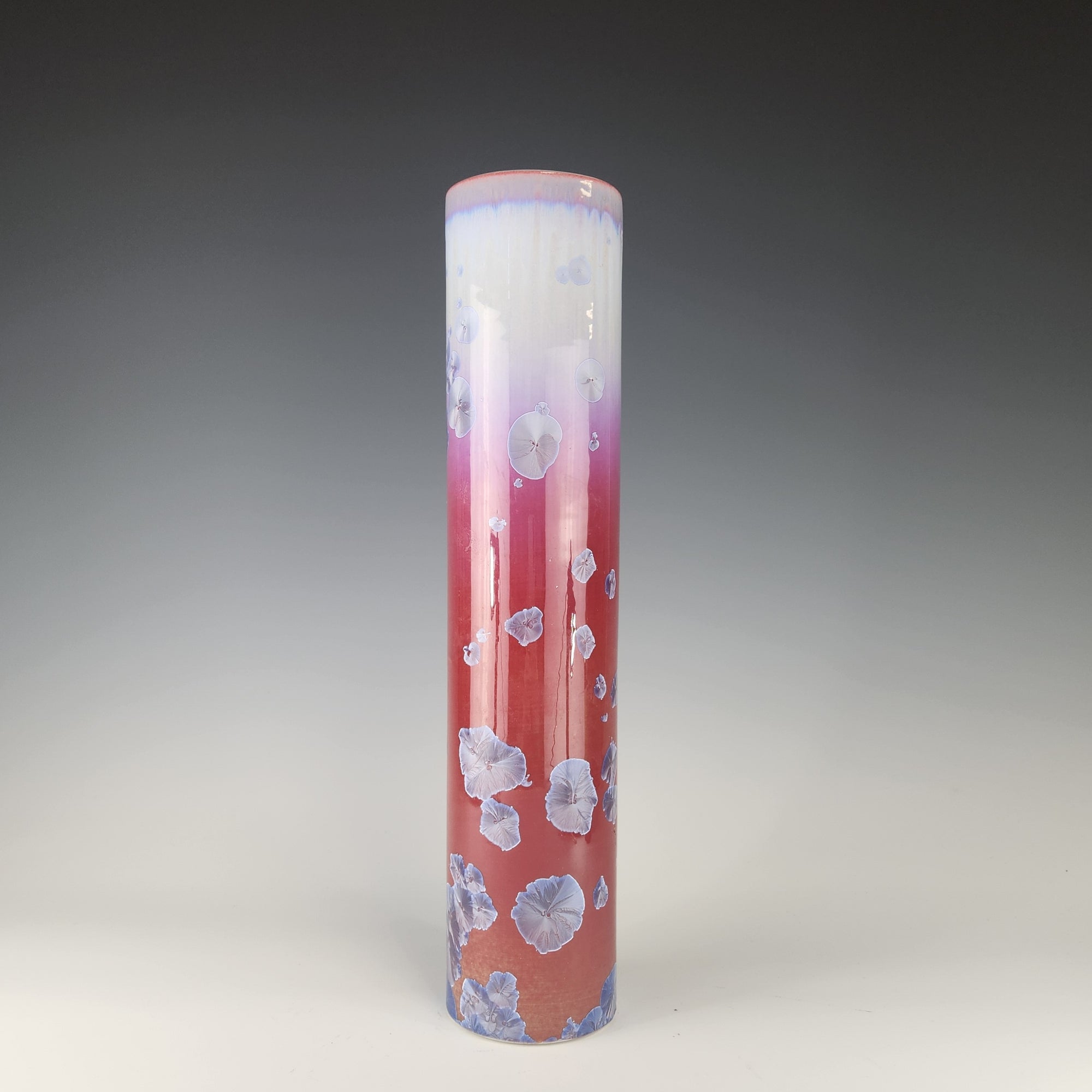 Violet Cylinder Vase - 14" - Heart of the Home PA