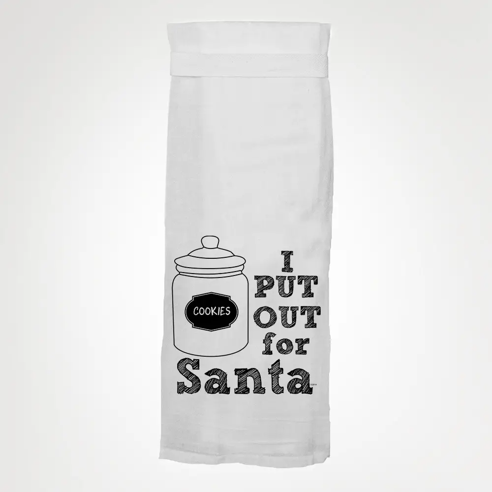 I Put Out For Santa | Christmas Kitchen Towels - Heart of the Home PA