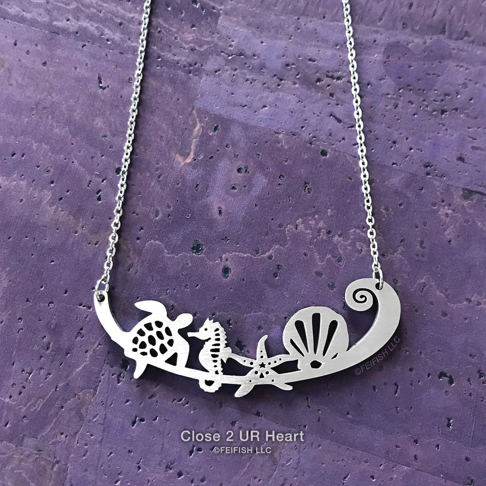 Sea Creatures Necklace - Heart of the Home PA