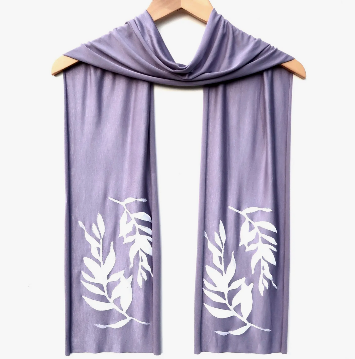 Laurel Skinny Scarf in Lavender - Heart of the Home PA