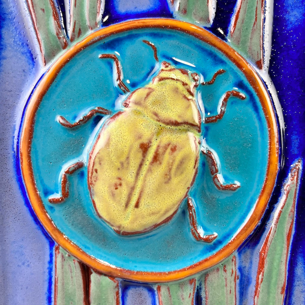 Backyard Wanderling Beetle Wall Tile - Heart of the Home PA