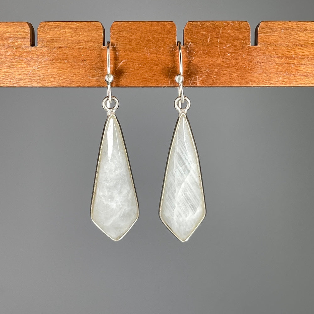 Moonstone Marquise Earrings - Heart of the Home PA