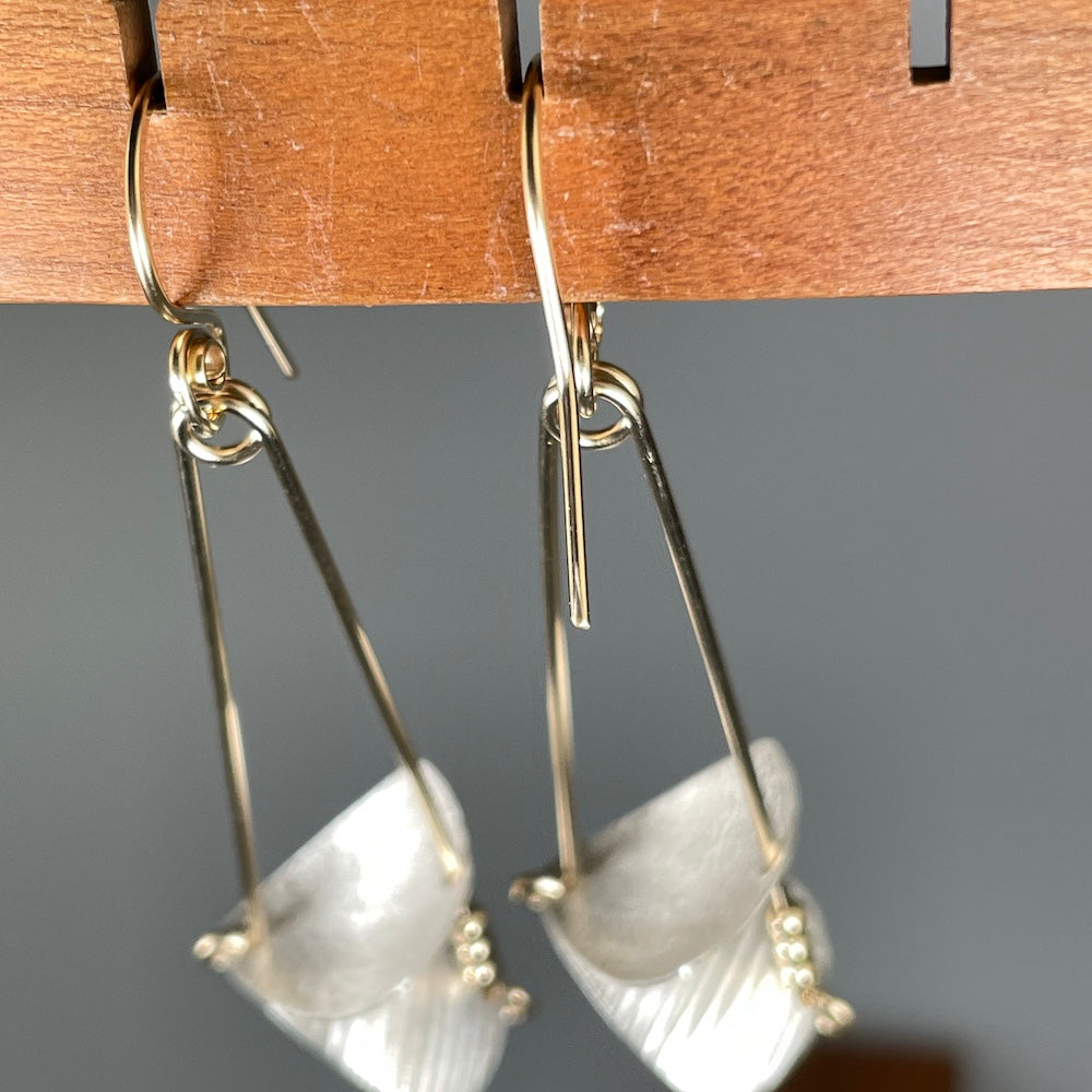 Drifting Petals Earrings - Heart of the Home PA