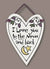 To the Moon and Back Heart Wall Plaque - Heart of the Home PA