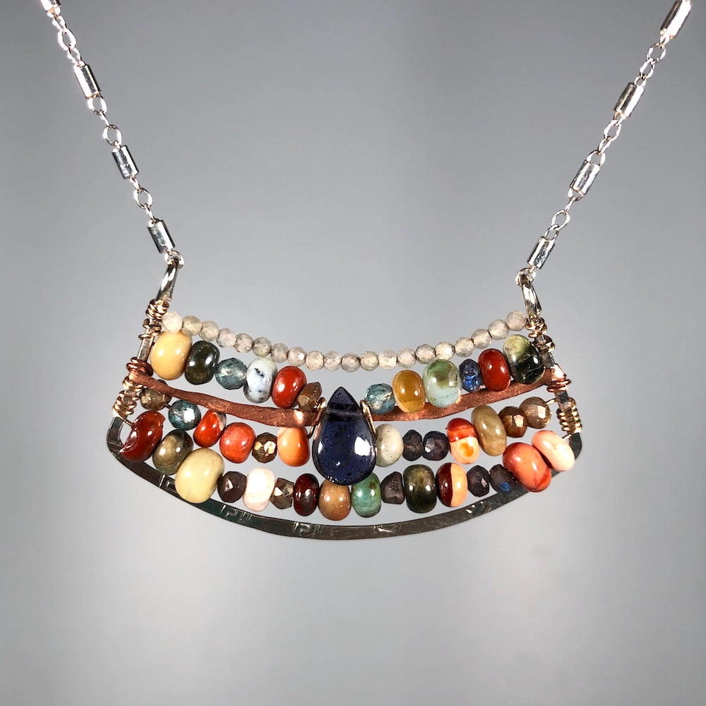 Opal Mosaic Necklace - Heart of the Home PA
