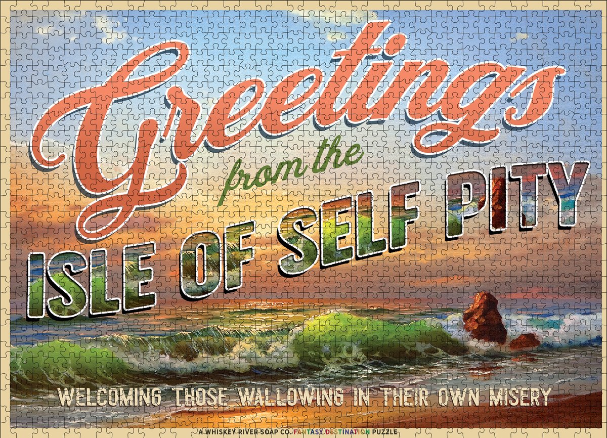 Greetings from The Isle of Self Pity Puzzle - Heart of the Home PA