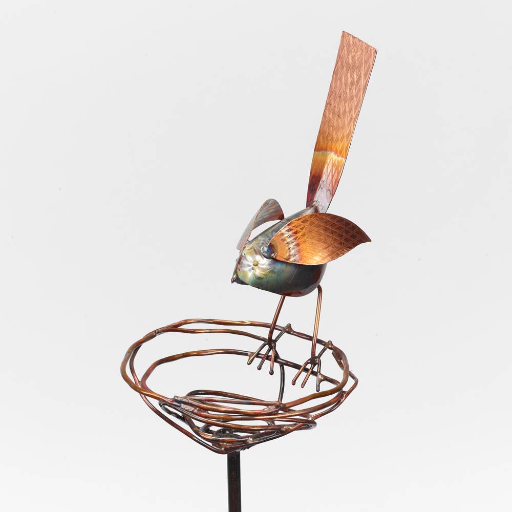 Bird on a Nest Garden Stake - Heart of the Home PA