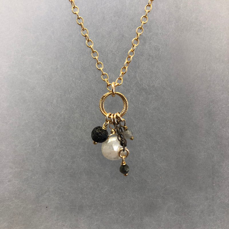 Black and White Tassel Necklace - Heart of the Home PA