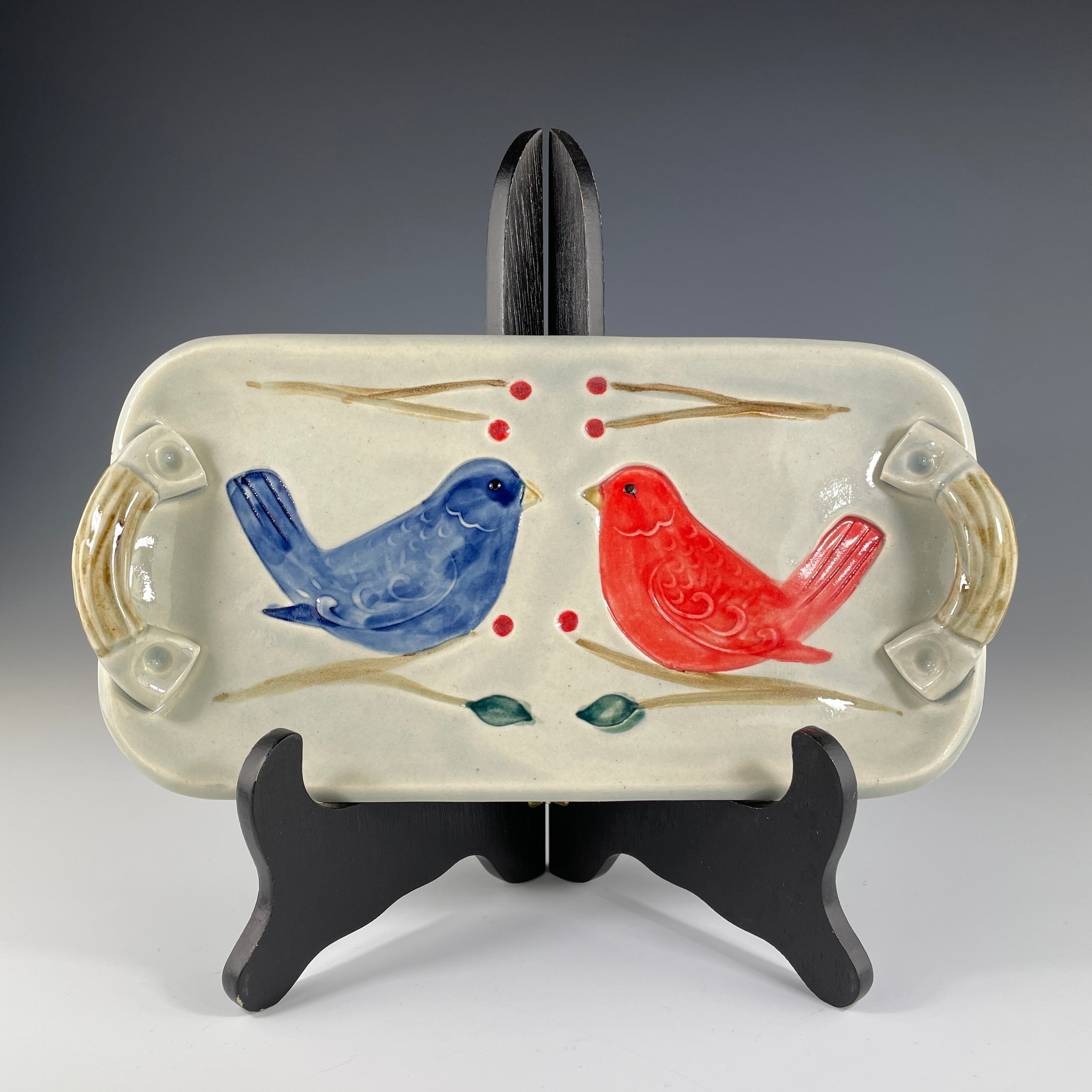 Folk Bird Tray - Heart of the Home PA