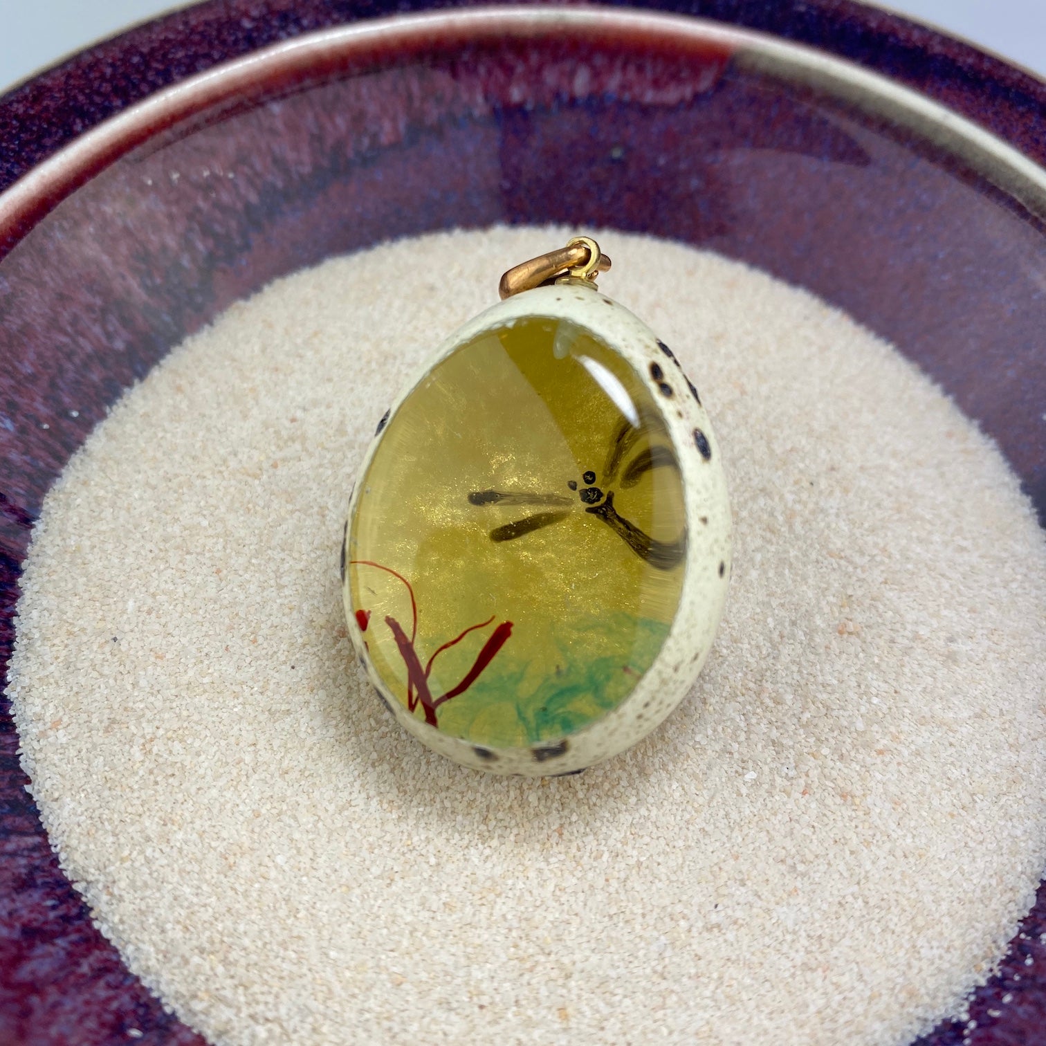 Dragonfly Quail Egg - Heart of the Home PA